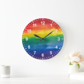 Rainbow Pride Wall klok (Huis)