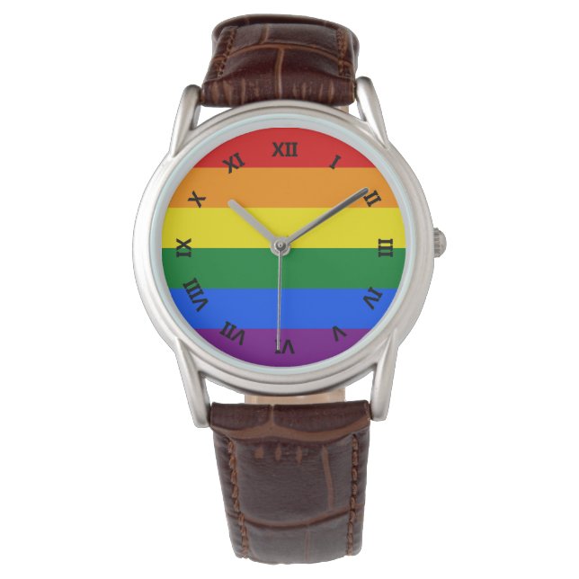 Rainbow Pride Watch Horloge (Voorkant)