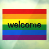 Rainbow Pride Window Cling Raamsticker (Vel 3)