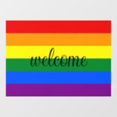 Rainbow Pride Window Cling Raamsticker (Vel)