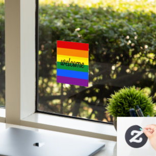 Rainbow Pride Window Cling Raamsticker