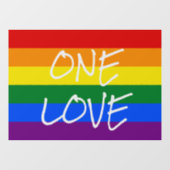 Rainbow Pride Window Cling Raamsticker (Vel)