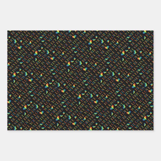 Rainbow Pride Wrapping Paper Sheets (Voorkant 3)