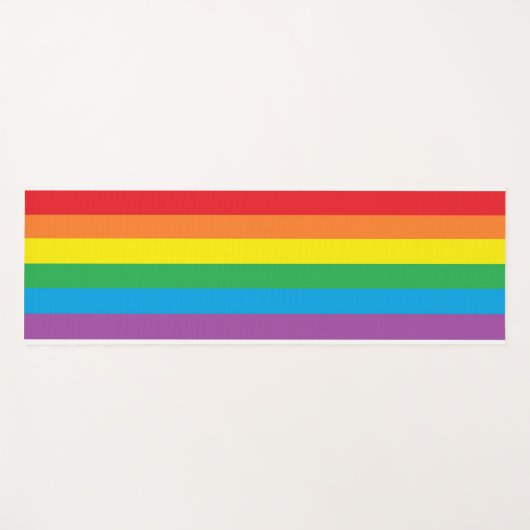 "Rainbow Pride" Yoga Mat (Voorkant (horizontaal))