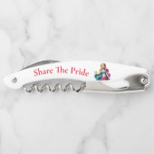 Rainbow Pride Zeemeermin Thunder_Cove Kurkentrekker (Achterkant)