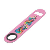 Rainbow Pride Zeemeermin Thunder_Cove Speed Flessenopener (Achterkant Gekanteld)