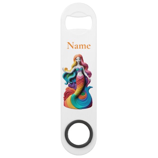 Rainbow Pride Zeemeermin Thunder_Cove Speed Flessenopener (Voorkant)