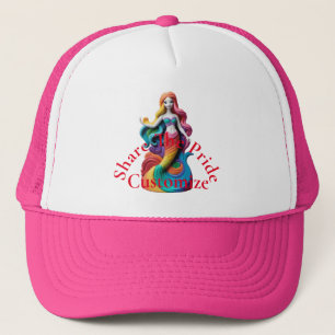 Rainbow Pride Zeemeermin Thunder_Cove Trucker Pet