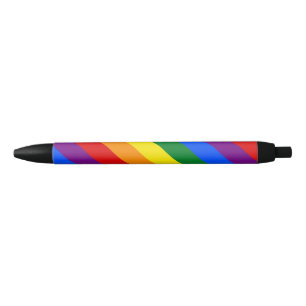 Rainbow Pride Zwarte Inkt Pen