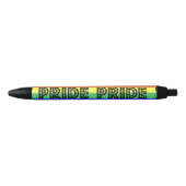 Rainbow Pride Zwarte Inkt Pen (Voorkant)
