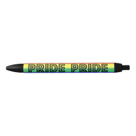 Rainbow Pride Zwarte Inkt Pen