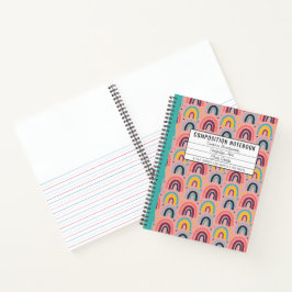 Rainbow Primary Composition Notitieboek Story Jour