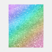 Rainbow Princess Glitter #1 #sjiny Fleece Deken (Voorkant)