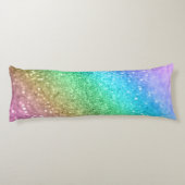 Rainbow Princess Glitter #1 #sjiny Lichaamskussen (Achterkant)