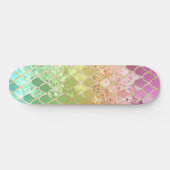Rainbow Princess Glitter Scales #1 Persoonlijk Skateboard (Horizontaal)