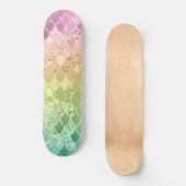 Rainbow Princess Glitter Scales #1 Persoonlijk Skateboard (Voorkant)