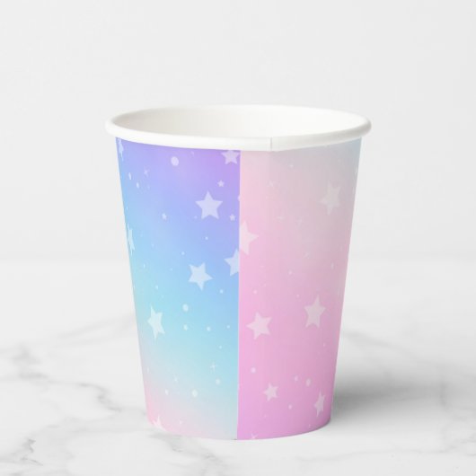 Rainbow Princess Personal Afbeelding Cups Papieren Bekers (Rechts)