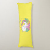 Rainbow Print Kitten Body Pillow Lichaamskussen (Voorkant Verticaal)