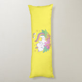 Rainbow Print Kitten Body Pillow Lichaamskussen (Achterkant (Verticaal))