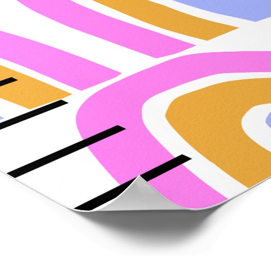 Rainbow Print Schattigee Baby Groeikaart (Hoek)