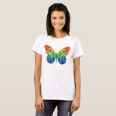 Rainbow prism Butterfly Women's T-Shirt (Voorkant volledig)