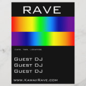 Rainbow Prism Custom Rave Flyers (Voorkant)