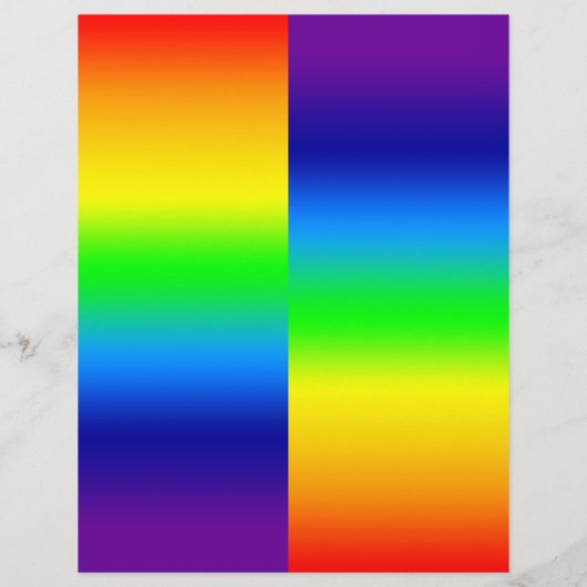 Rainbow Prism Custom Rave Flyers (Achterkant)