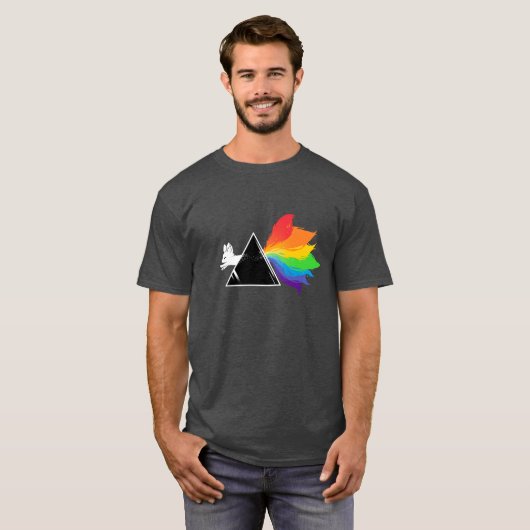Rainbow Prism Fox T-Shirt (Voorkant volledig)