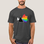 Rainbow Prism Fox T-Shirt (Voorkant)