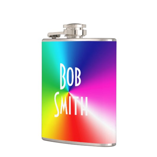Rainbow Prism Hip Flask Heupfles (Links)