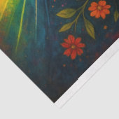 Rainbow Prismatic Pride Moth Decoupage Papier (Detail)