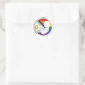 Rainbow Pro-Life Alliance-logo Ronde Sticker (Tas)