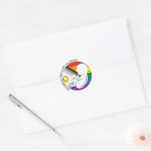 Rainbow Pro-Life Alliance-logo Ronde Sticker (Envelop)