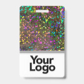 Rainbow Professional Corporate Medewerker Fotonaam Badge (Achterkant)