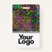 Rainbow Professional Corporate Medewerker Fotonaam Badge (Achterkant)