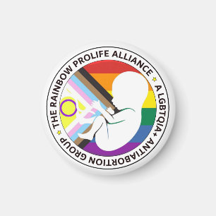 Rainbow ProLife-magneet Magneet