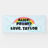 Rainbow Prom Proposal Banner (Horizontaal)