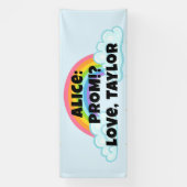 Rainbow Prom Proposal Banner (Verticaal)