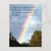Rainbow Promise, Genesis 9 v 13 | BRIEFKAART (Voorkant)