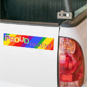 Rainbow Proud Parent Bumpersticker (Op Truck)