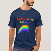 RAINBOW PROUT OM EEN ALLEMAAL T-Shirt TE ZIJN (Voorkant)
