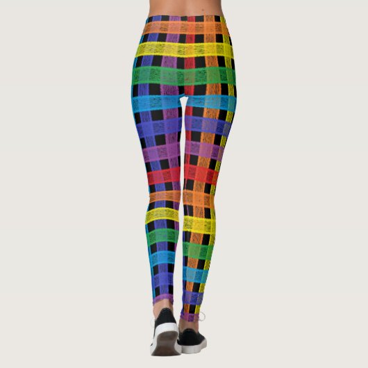 Rainbow Pset Black Leggings (Achterkant)