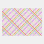 Rainbow Pset Chic Pattern Inpakpapier Vel (Voorkant 3)