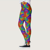 Rainbow  Psychedelic Fractal Kaleidoscope Leggings (Links)