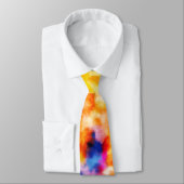 *~* Rainbow Psychodelic Retro Hipster Tie Dye Stro Stropdas (Gebonden)