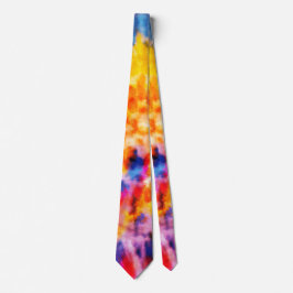 *~* Rainbow Psychodelic Retro Hipster Tie Dye Stro Stropdas