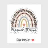 Rainbow PT PTA Fysiotherapeut Gift Sticker (Vel)