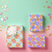 Rainbow Puking Pumpkin Halloween Inpakpapier Vel