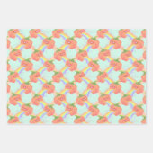 Rainbow Puking Pumpkin Halloween Inpakpapier Vel (Voorkant)