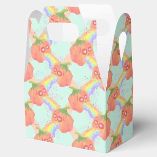 Rainbow Pumpkin Fun, Party Favoriet Bedankdoosjes (Geopend)